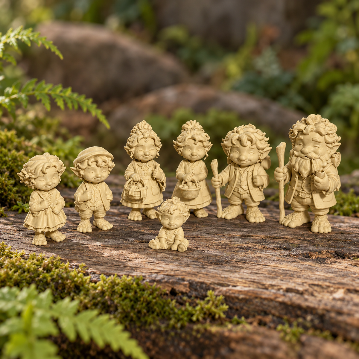 Hobbitfamilie – kleine bewoners vol karakter