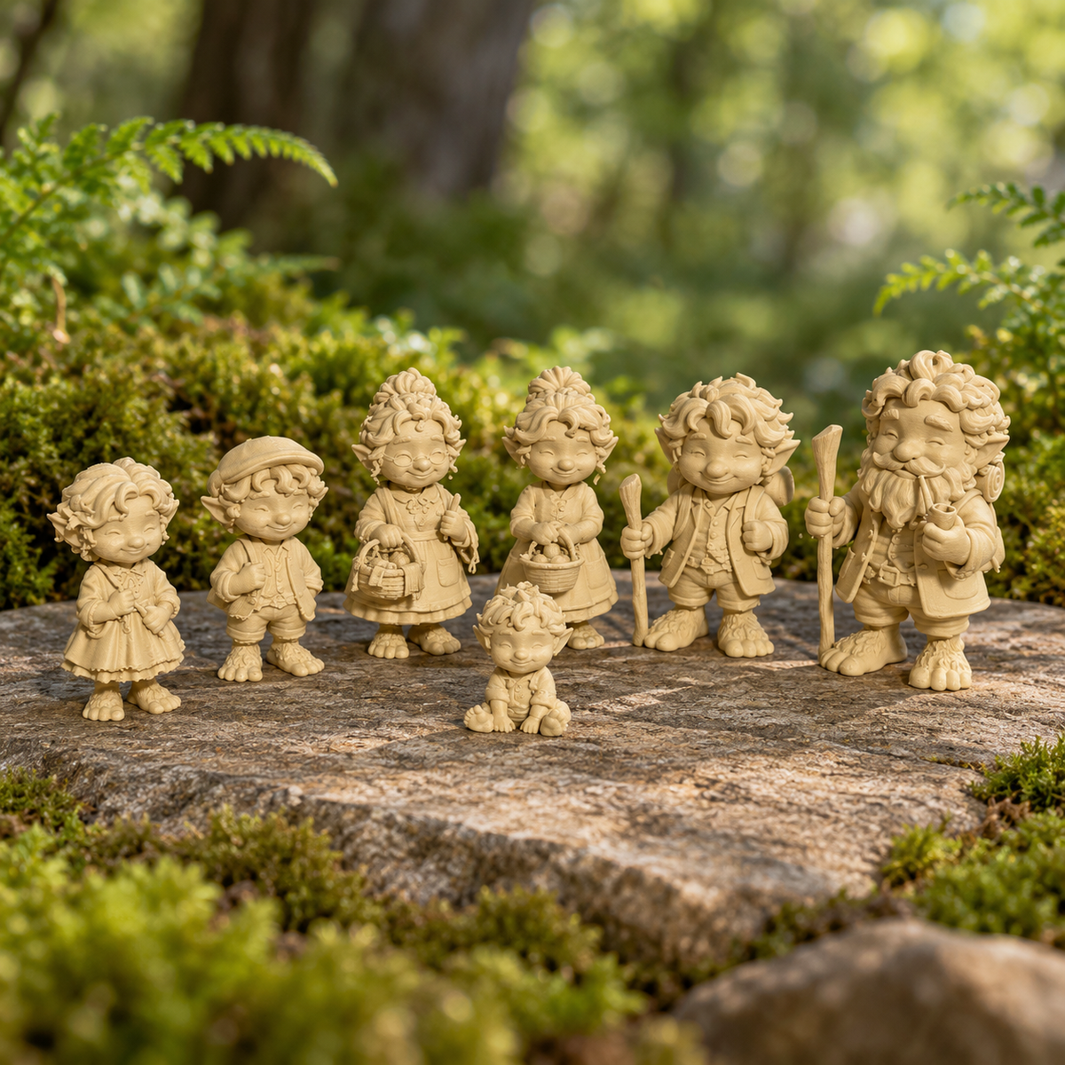 Hobbitfamilie – kleine bewoners vol karakter
