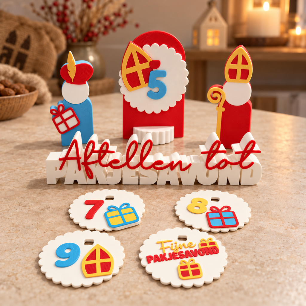 Sinterklaas aftelset – samen aftellen tot pakjesavond