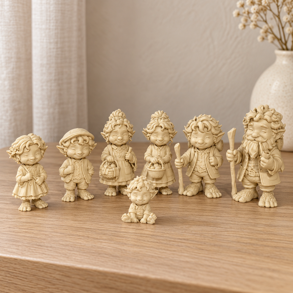 Hobbitfamilie – kleine bewoners vol karakter