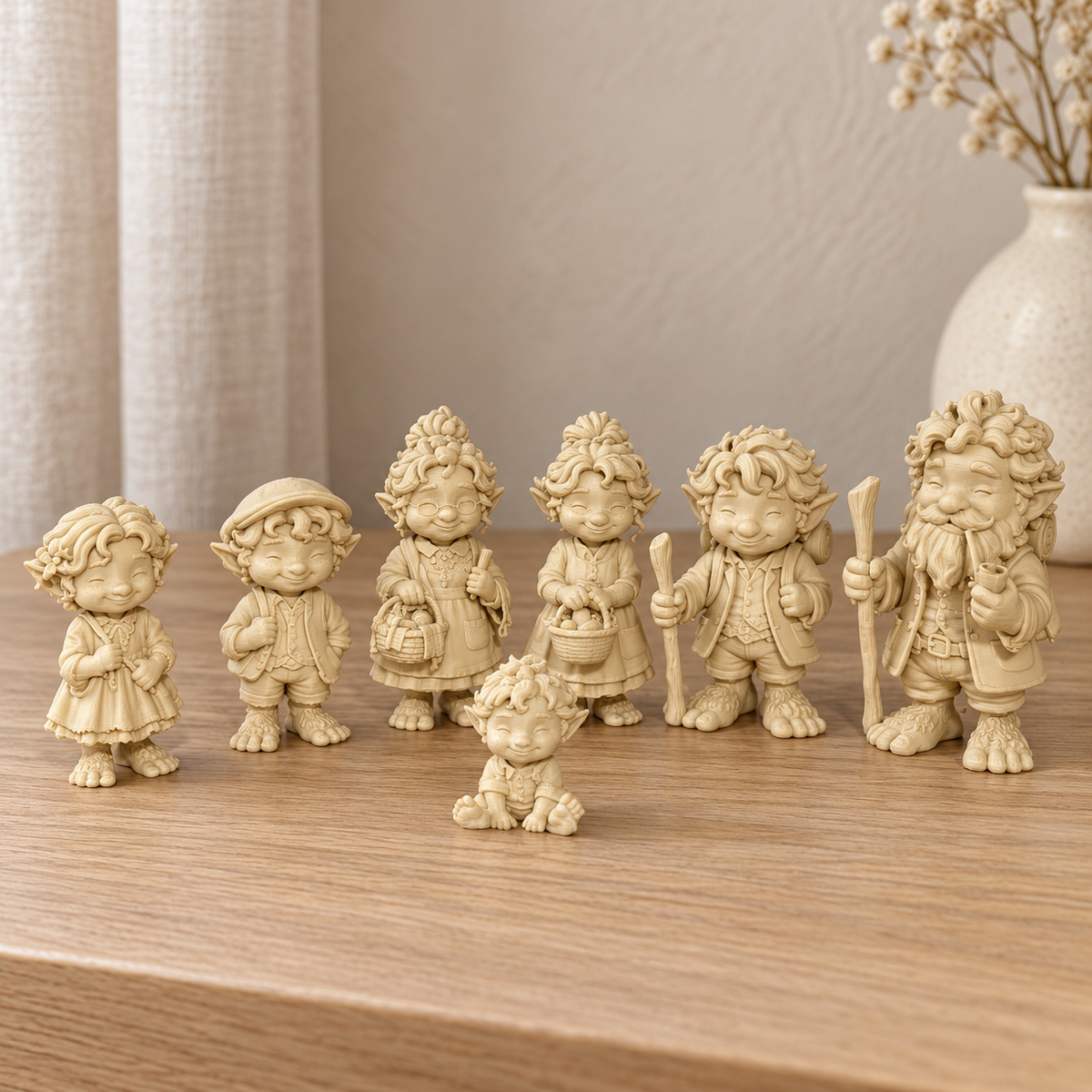 Hobbitfamilie – kleine bewoners vol karakter