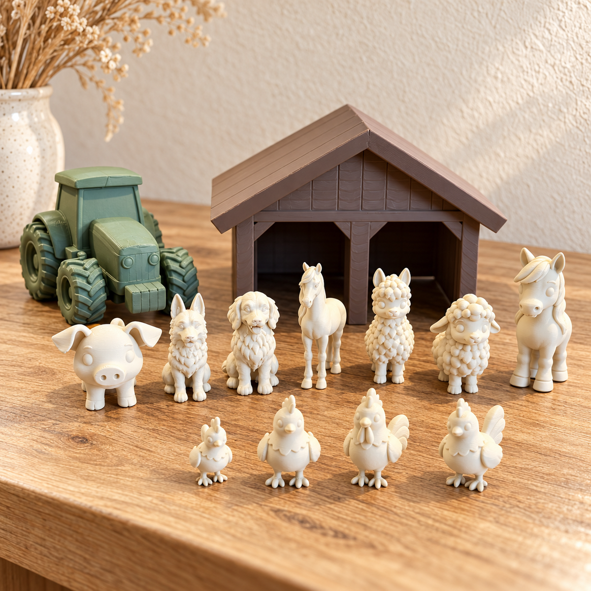 Complete boerderijset – het boerenleven in het klein