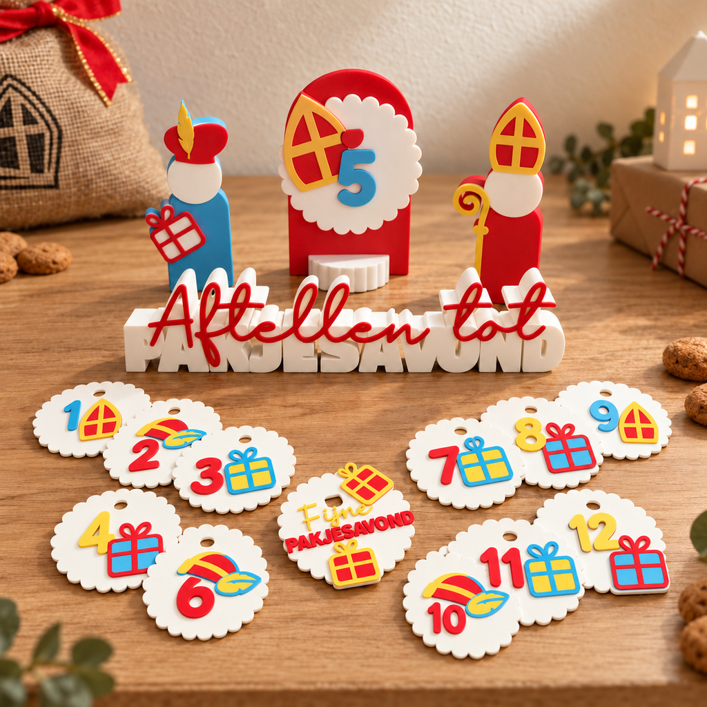 Sinterklaas aftelset – samen aftellen tot pakjesavond