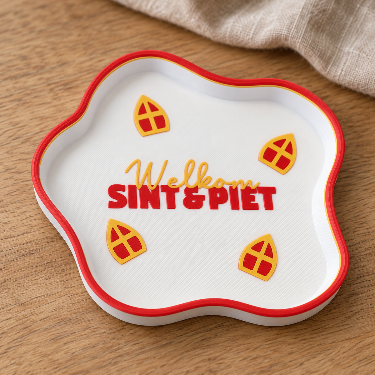 Sinterklaasschaaltje ‘Welkom Sint & Piet’