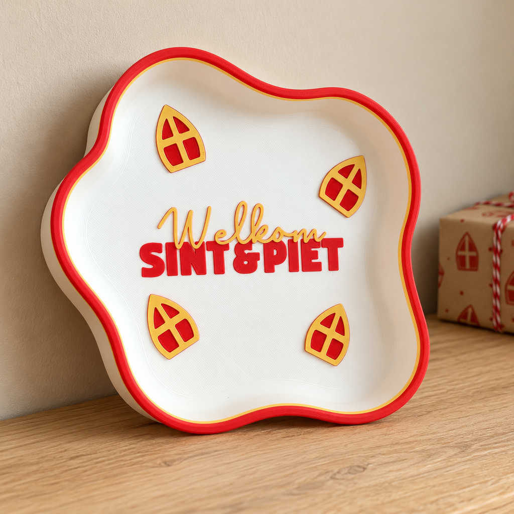 Sinterklaasschaaltje ‘Welkom Sint & Piet’