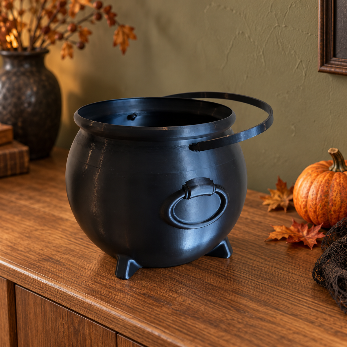 Heksenketel / heksenpan – snoepemmer voor Halloween