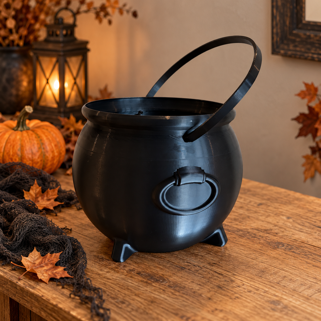 Heksenketel / heksenpan – snoepemmer voor Halloween
