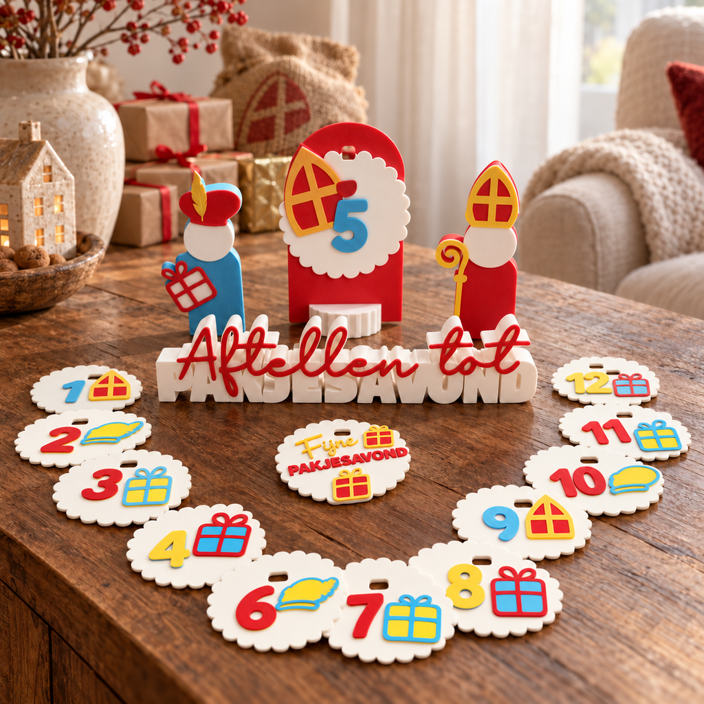 Sinterklaas aftelset – samen aftellen tot pakjesavond